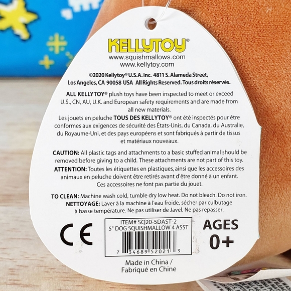 Squishmallow Bernie the Saint Bernard 5" UltraSoft Stuffed Animal Plush Toy NWT - Picture 12 of 12